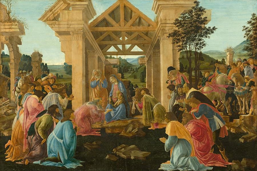 The Adoration Of The Magi by Sandro Botticelli