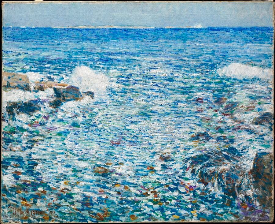 Surf Isles Of Shoals by Childe Hassam