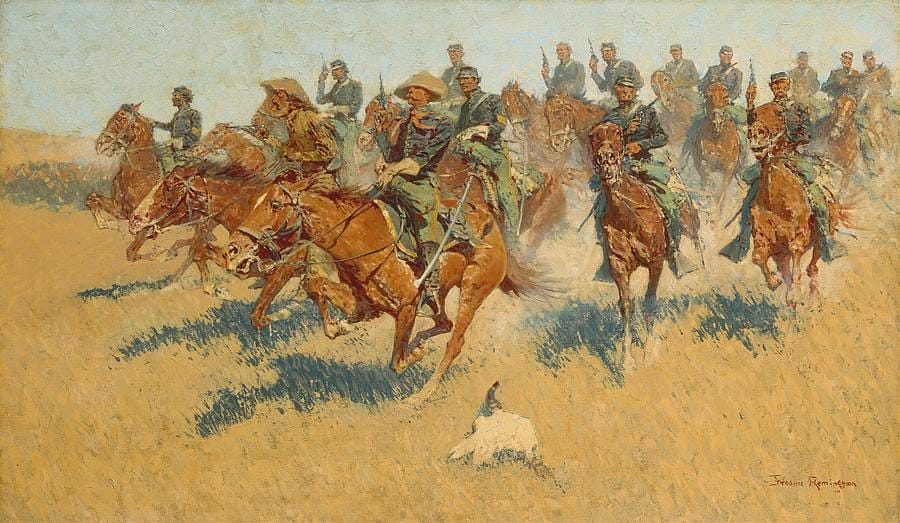 On the Southern Plains by Frederic Remington