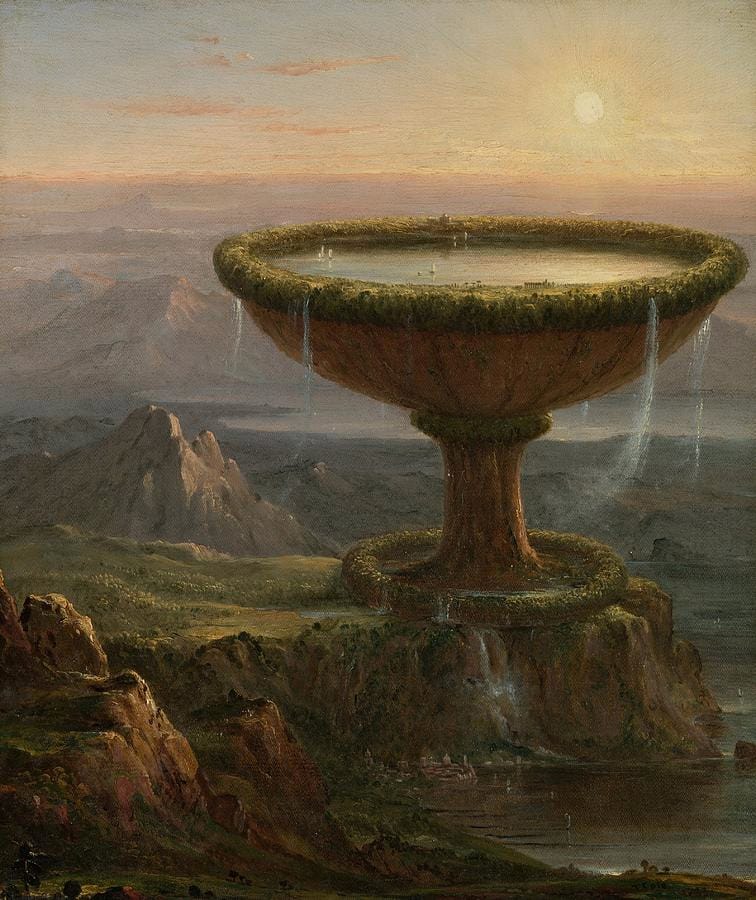 The Titan's Goblet by Thomas Cole