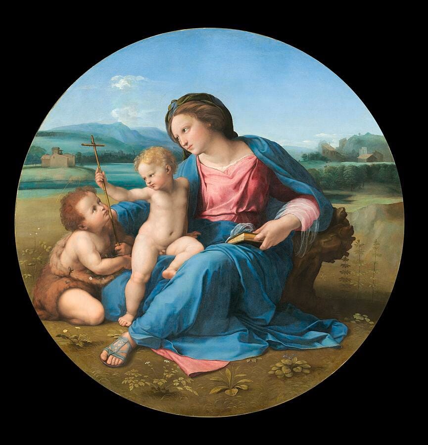 The Alba Madonna by Raphael