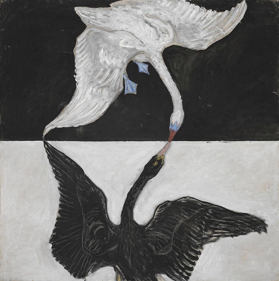 Group IX/SUW, The Swan, No. 1 by Hilma af Klint
