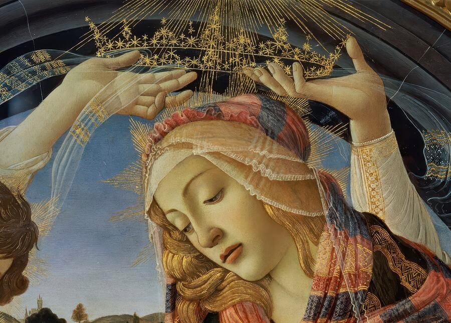 The Madonna Of The Magnificat by Sandro Botticelli