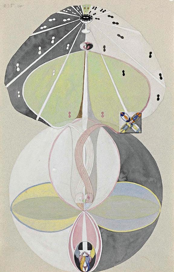 Tree of Knowledge, No. 5 by Hilma af Klint
