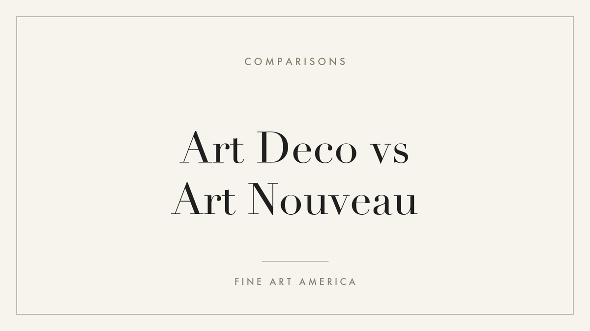 Art Deco vs Art Nouveau