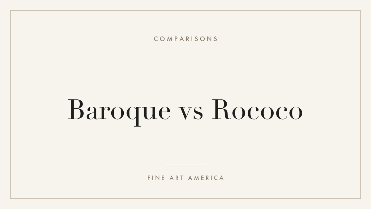 Baroque vs Rococo