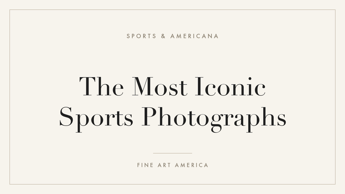 The Most Iconic Sports Photographs