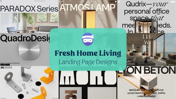 Trending Now: Fresh Home Living Landing Page Designs You Need to See