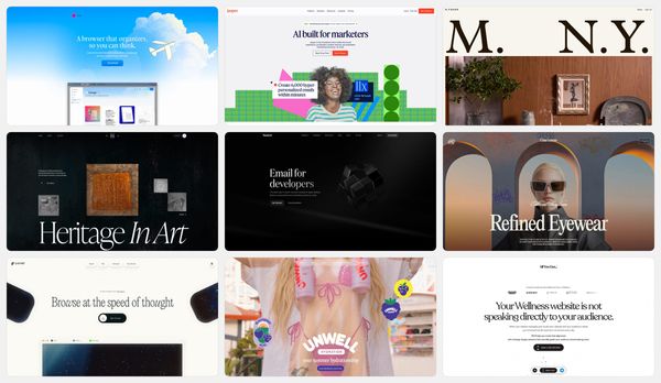 Lapa Inspiration #15 - New Trend Alert: Serif Fonts for Landing Page Luxury 🌟