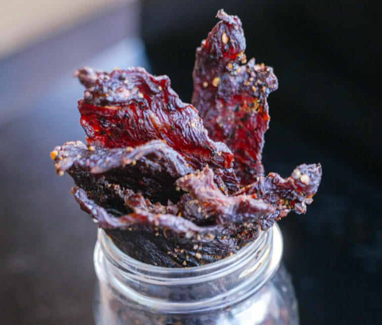 Beef Jerky au fumoir