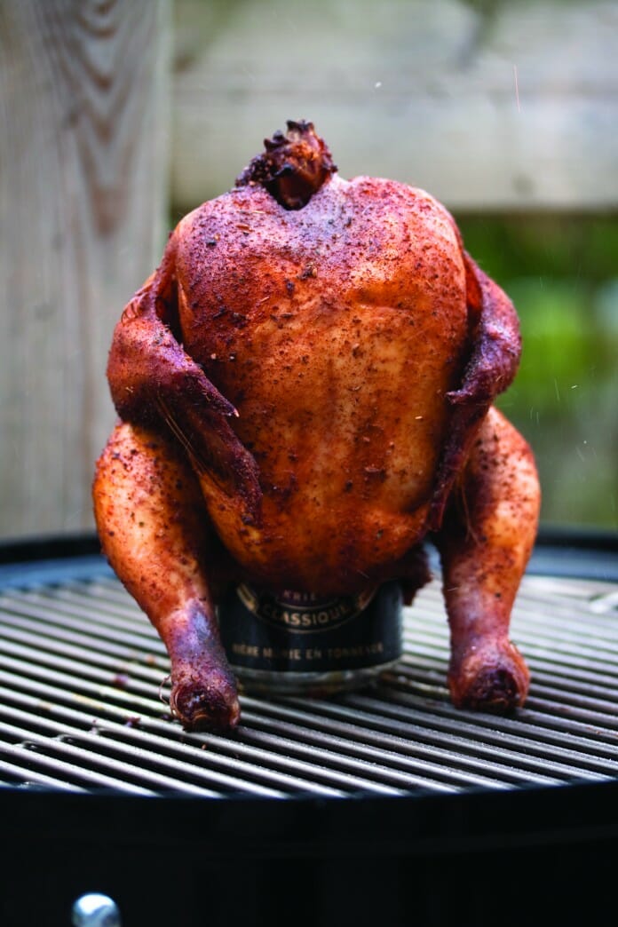 Beer Can Chicken - Poulet sur canette