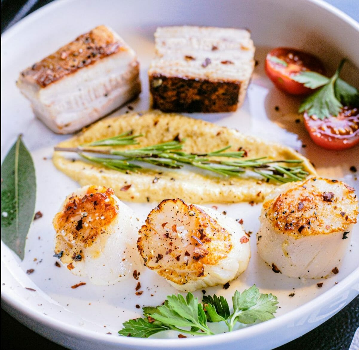 Surf & Turf, Sabayon au vinaigre de vin vieux