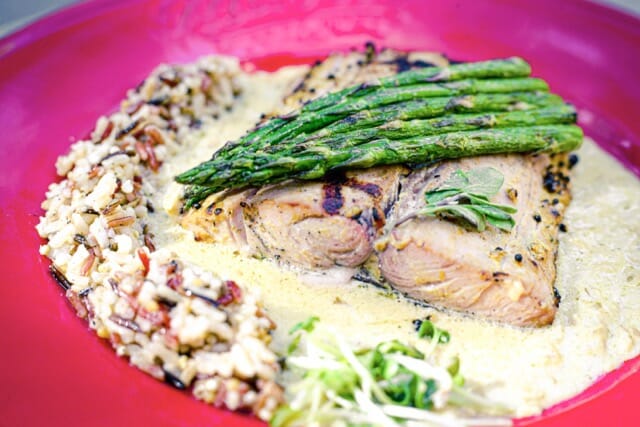 Mahi-Mahi grillé à la moutarde au barbecue