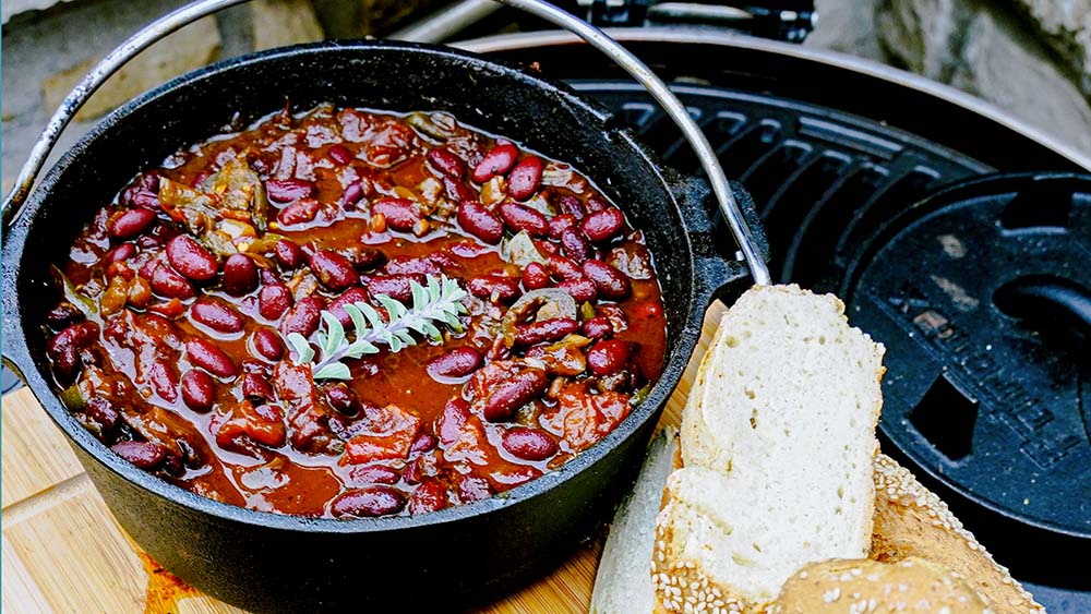 Cow-boy beans au barbecue