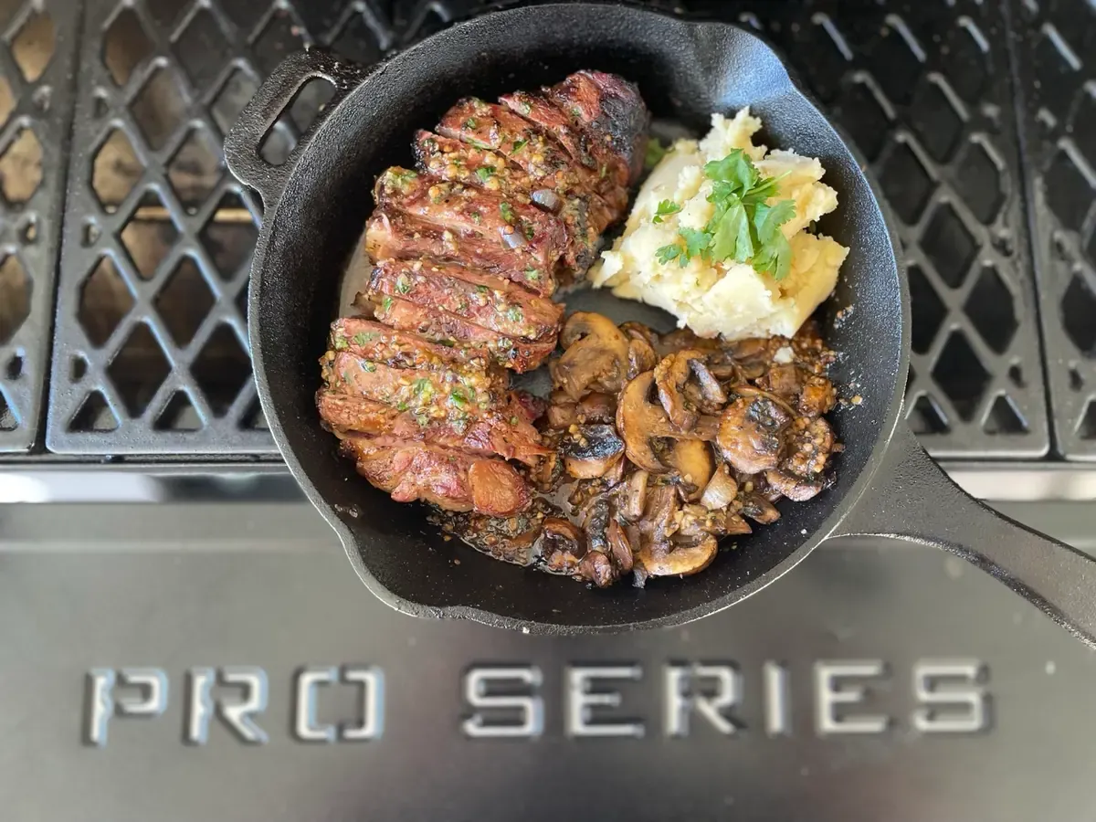 Cow-boy steak au BBQ