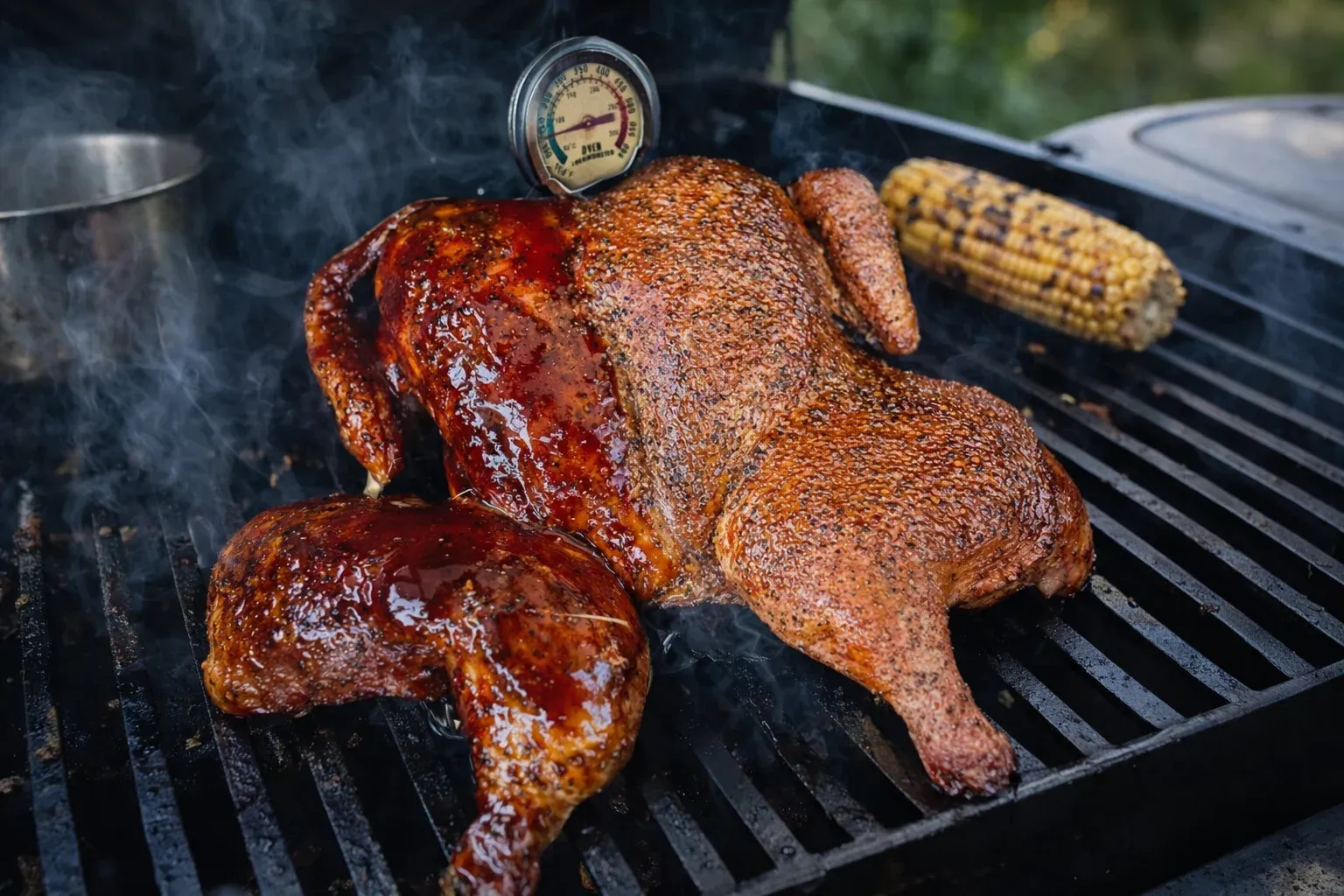 Apprendre le BBQ comme un pro avec la Cuisson (CGC-P) du poulet.
