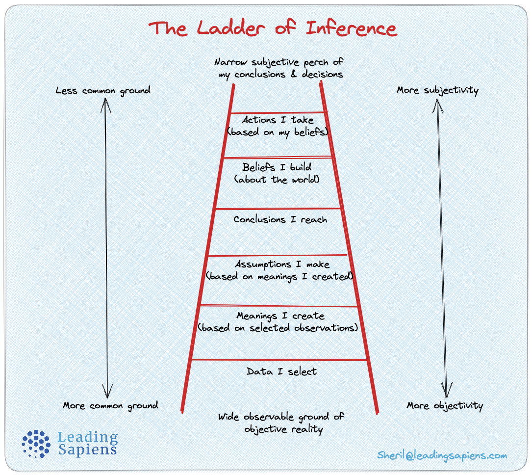 The Ladder of Inference: A Tool for Better Decisions