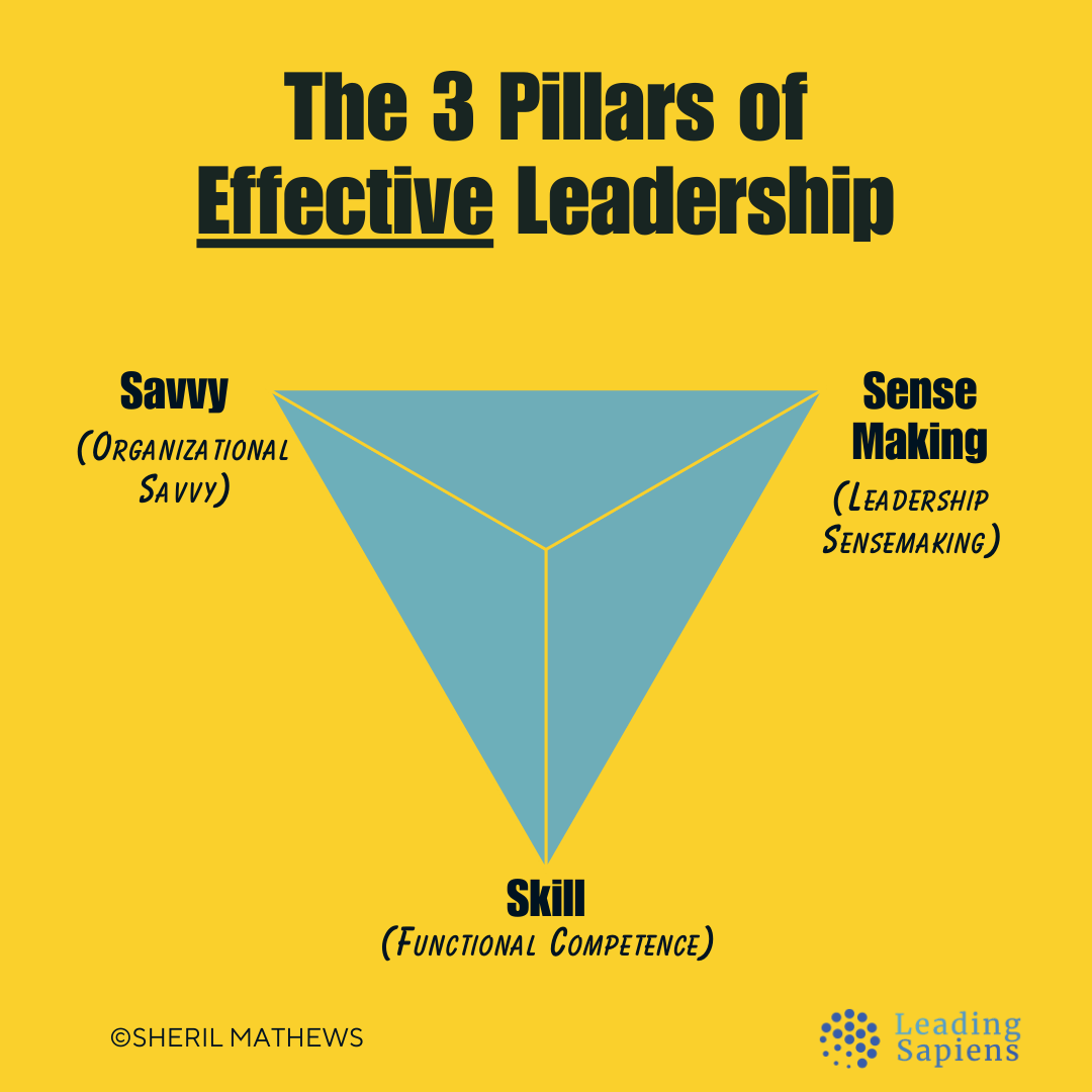 The 3 Pillars of Effective Leadership (and successful careers)