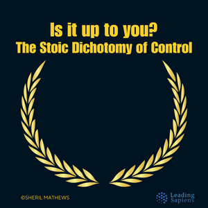 Is it up to you? The Stoic Dichotomy of Control.