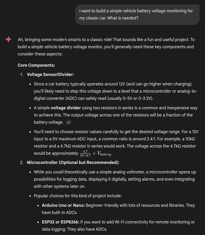 Initial question on how to build a vehicle battery voltage monitoring device