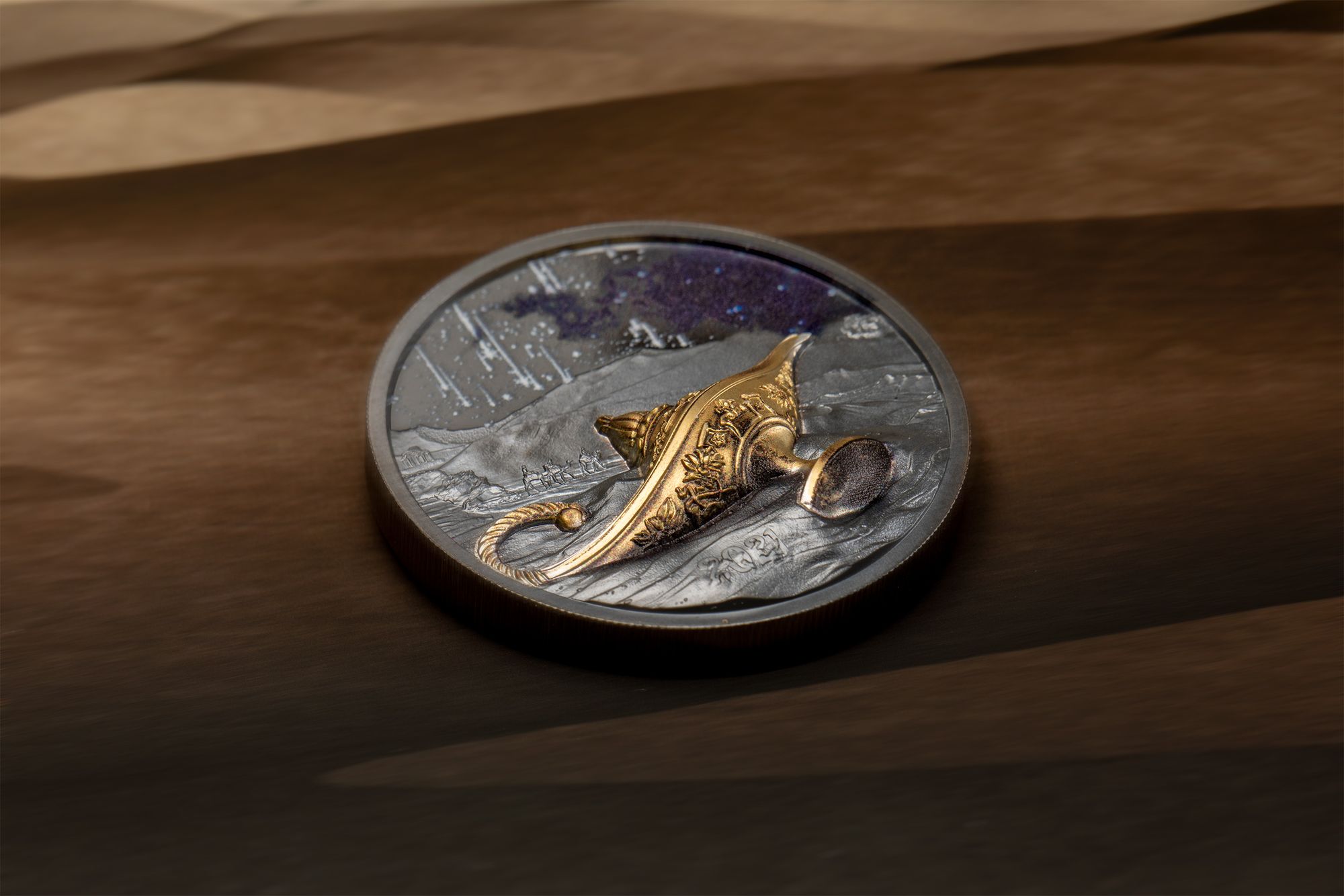 2021 Magical Lamp 1001 Nights 1oz Silver Coin