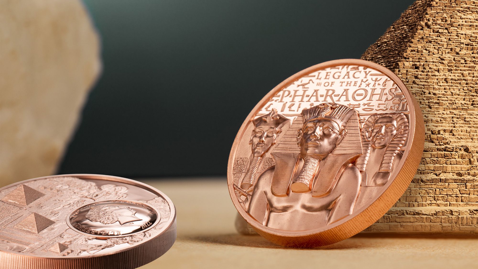 2022 Legacy of the Pharaohs 50gram Copper Coin