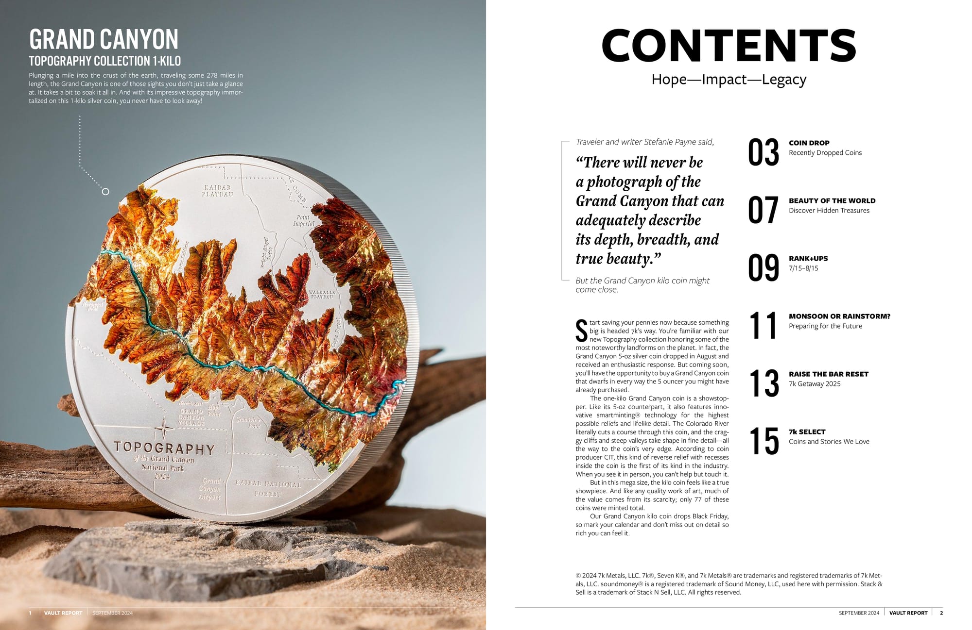 September 2024 Vault Report