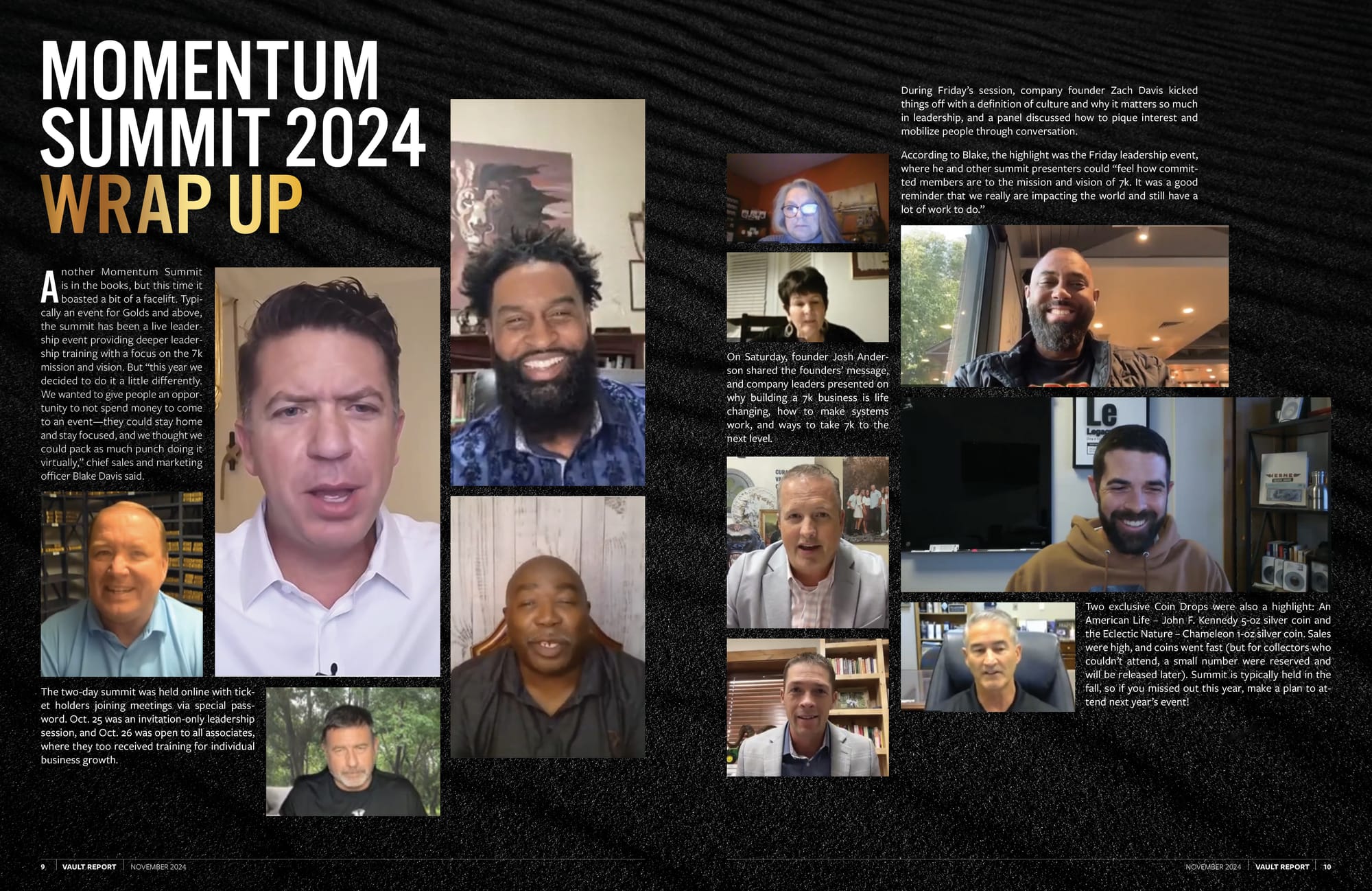 November 2024 Vault Report