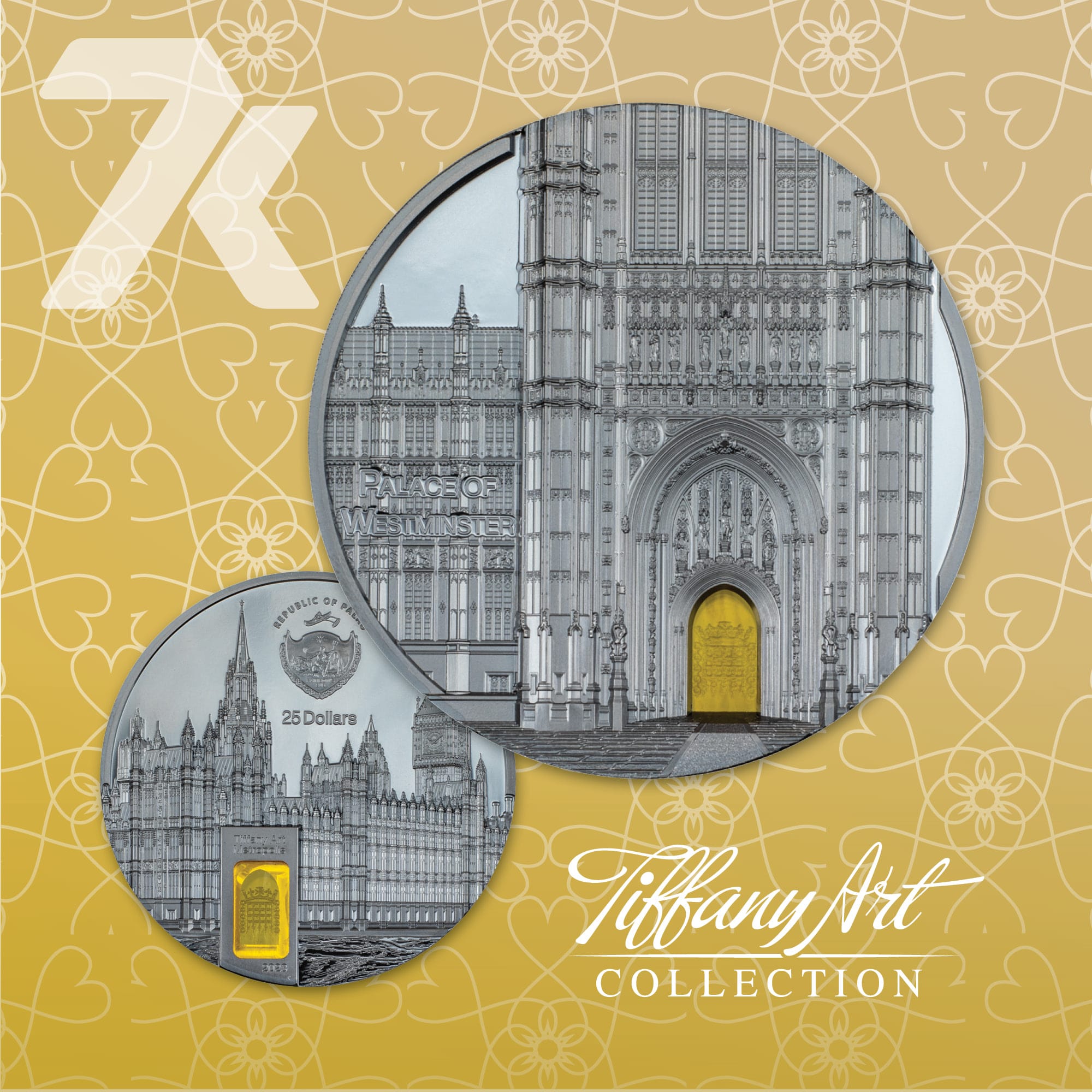 #2024 Tiffany Art Metropolis – Westminster black proof 5-oz silver PF70