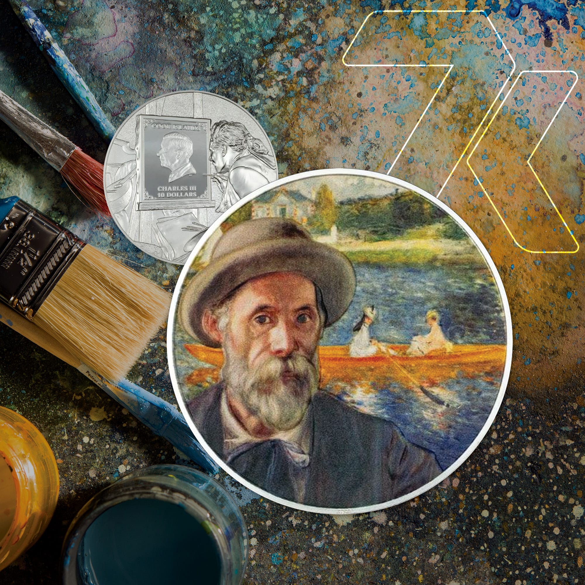 2024 Masters of Art – Auguste Renoir 2-oz silver PF70