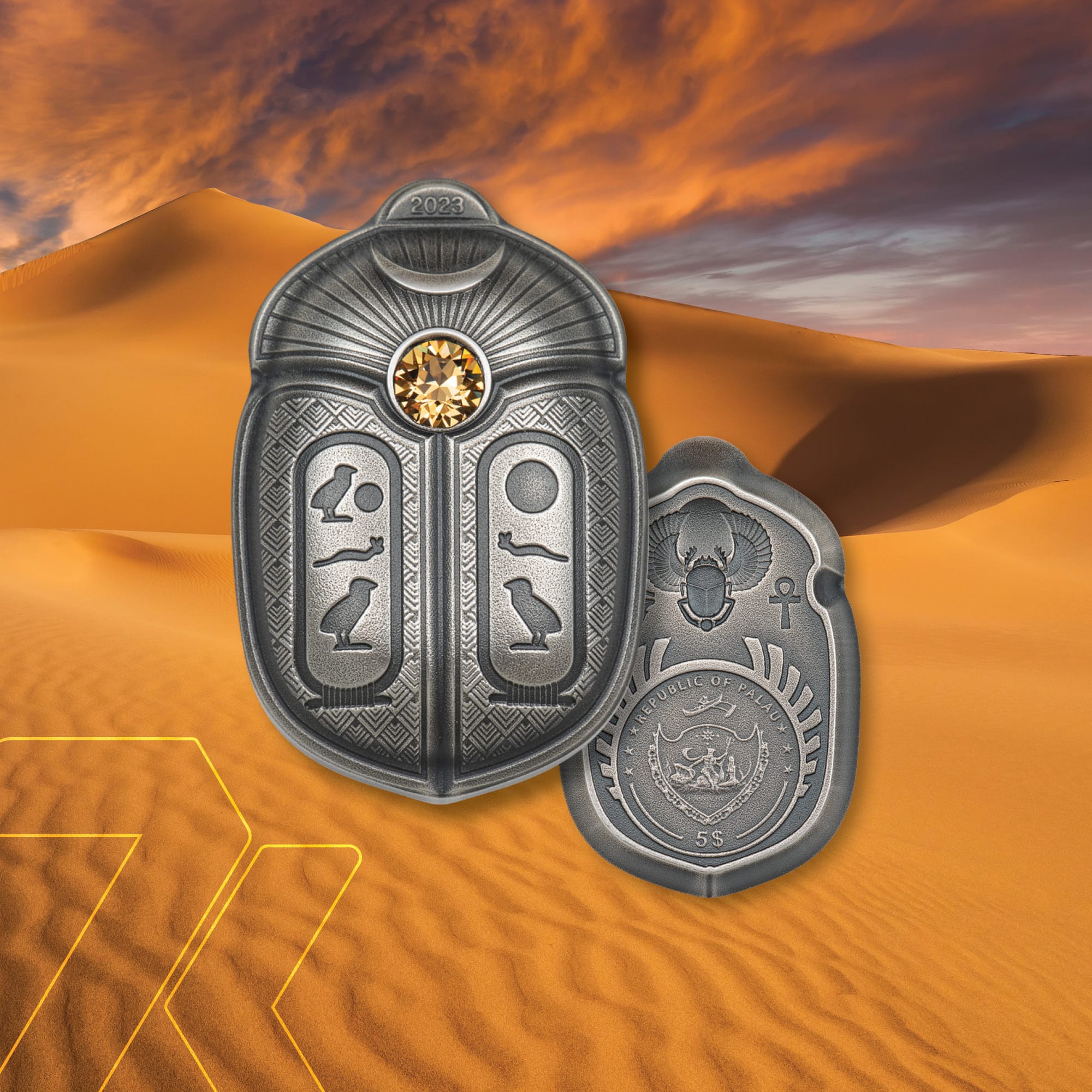 2023 Scarab – Cheops 1-oz silver MS70