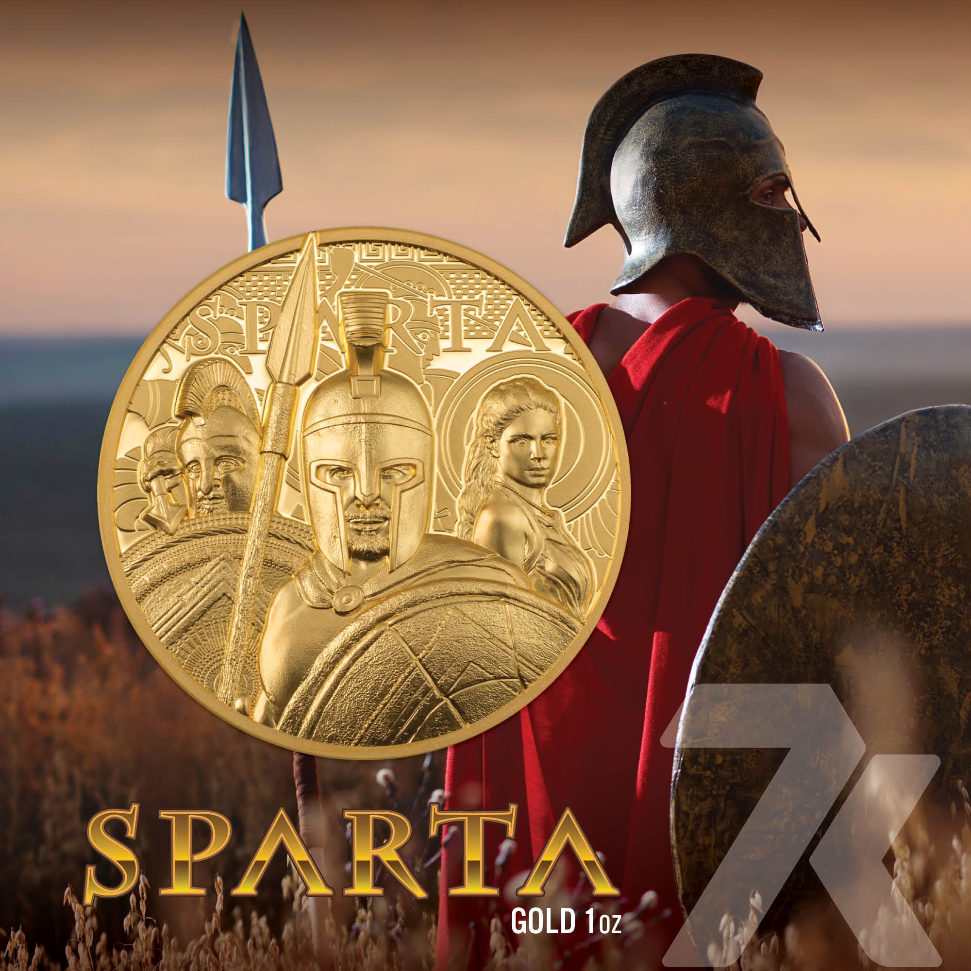 2023 Sparta 1-oz gold PF70 