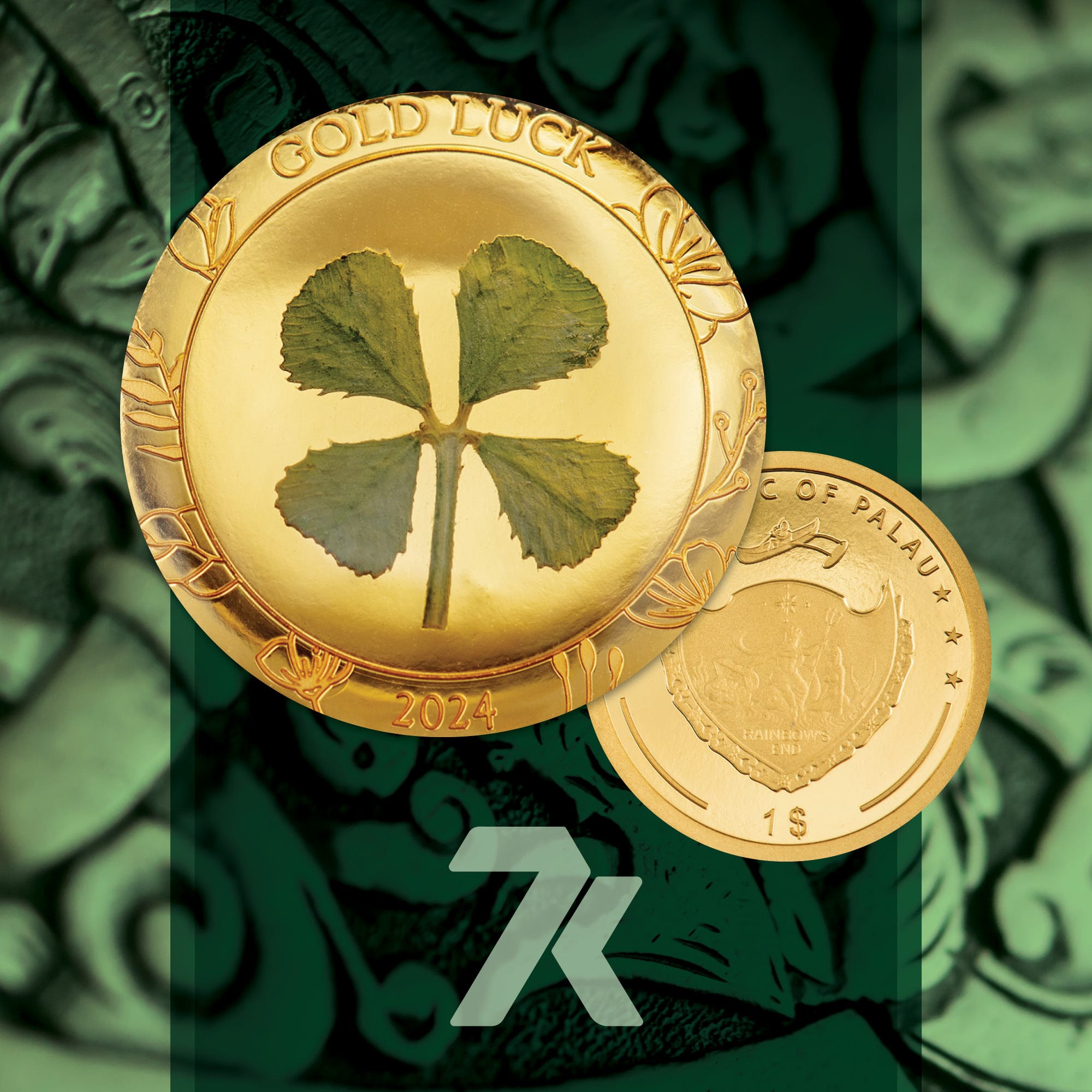 2025 Four Leaf Clover 1/2-oz gold PF70 & PF69