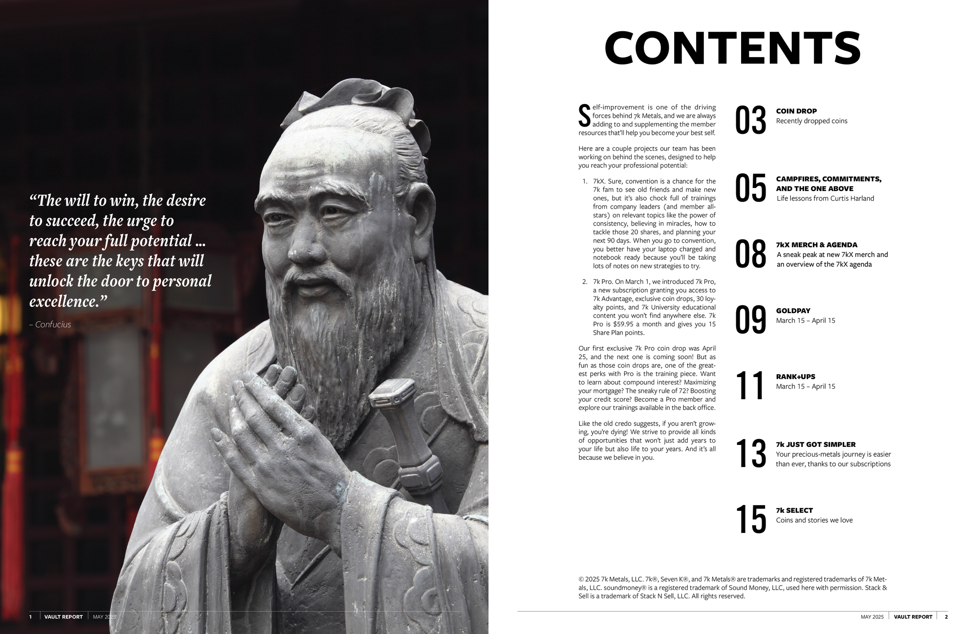 May 2025 Vault Report