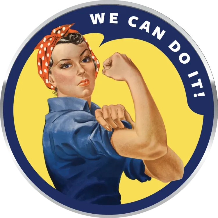 Rosie the Riveter 1-oz silver coin