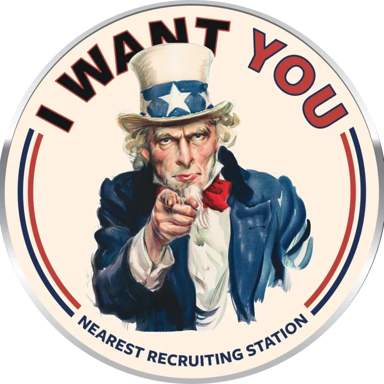 "I Want You!" 1-oz silver coin