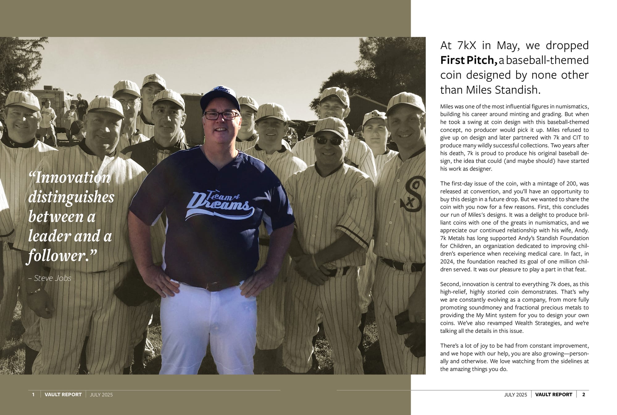 July 2025 Vault Report