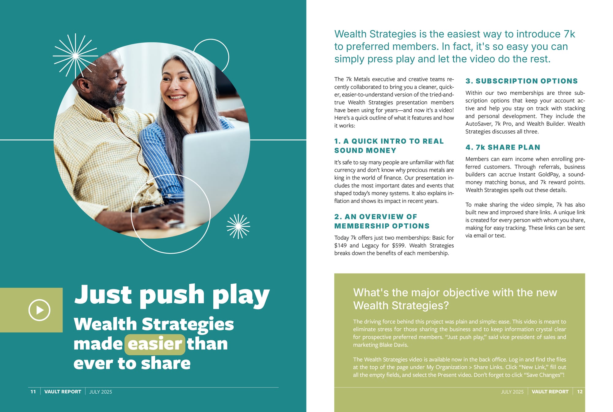 July 2025 Vault Report