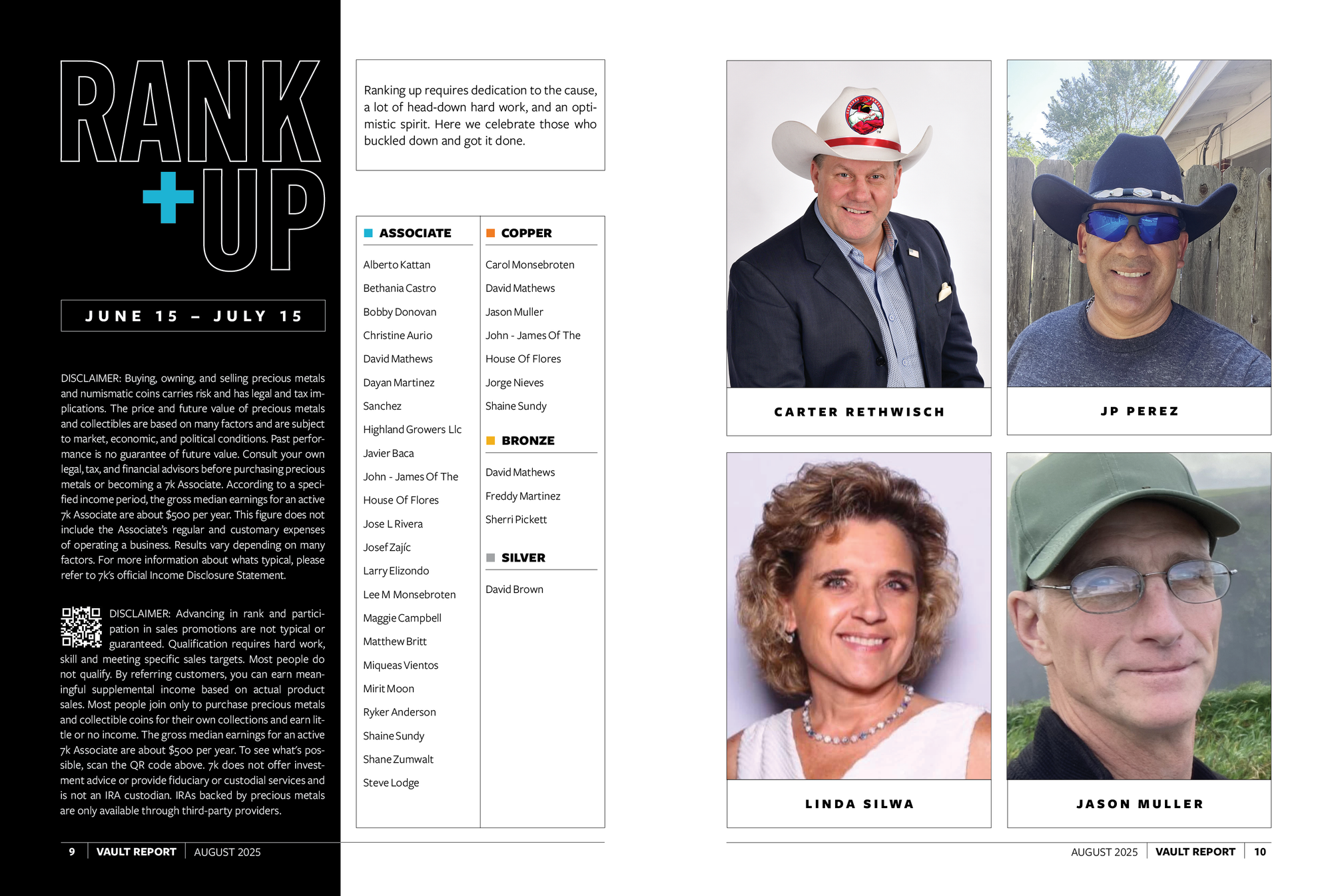 August 2025 Vault Report