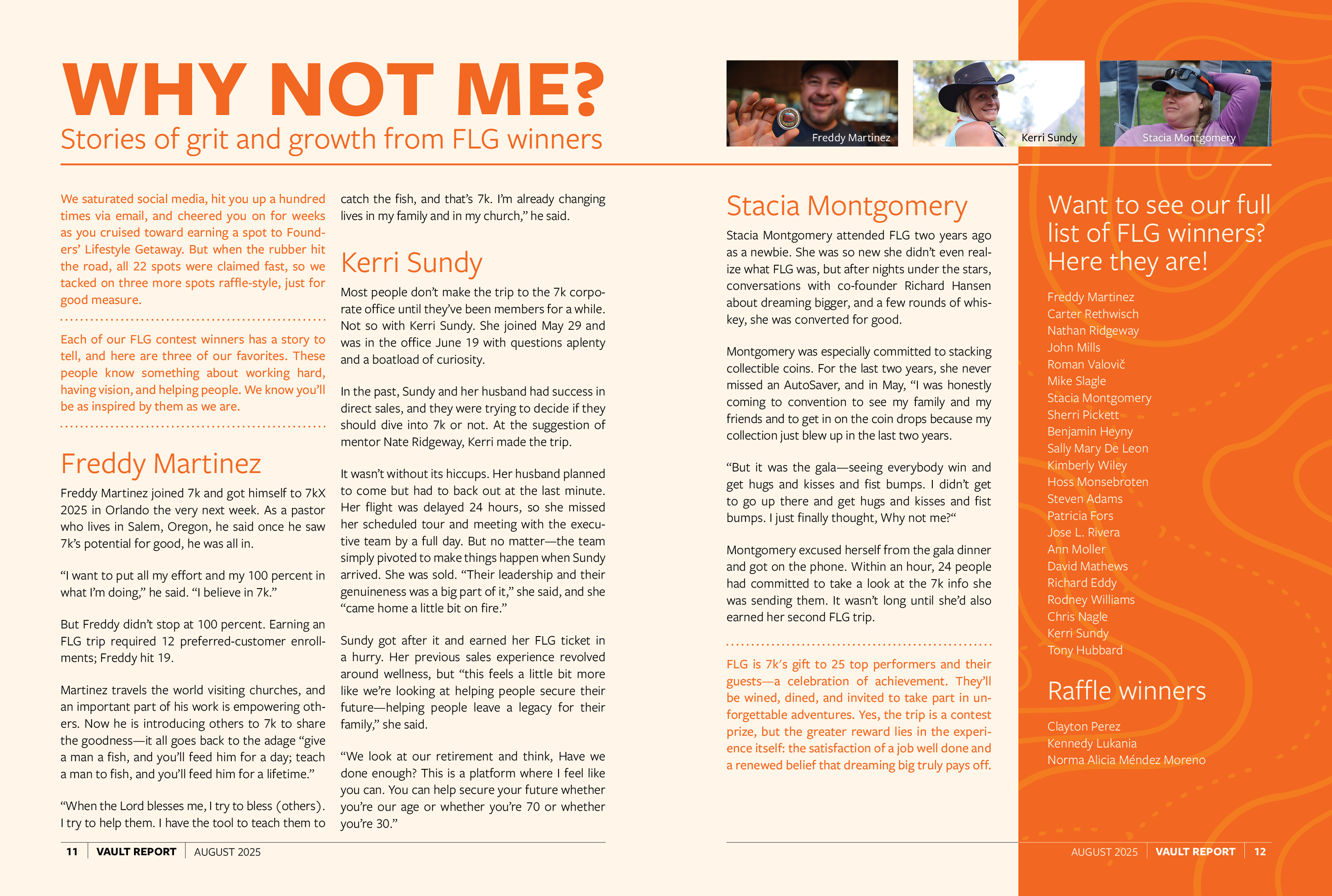 August 2025 Vault Report