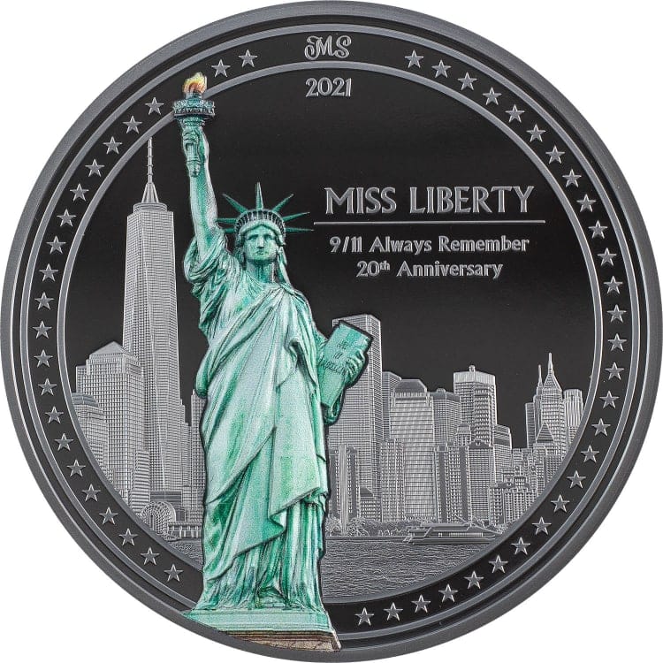 2021 Miss Liberty 5-oz silver coin PF70&nbsp;