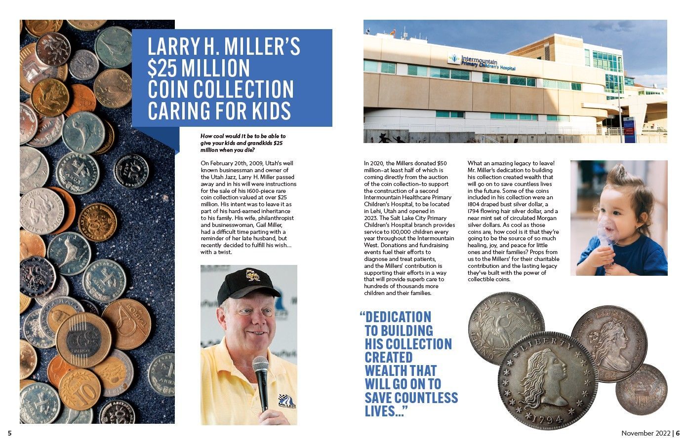 Larry H. Miller's Coin Collection
