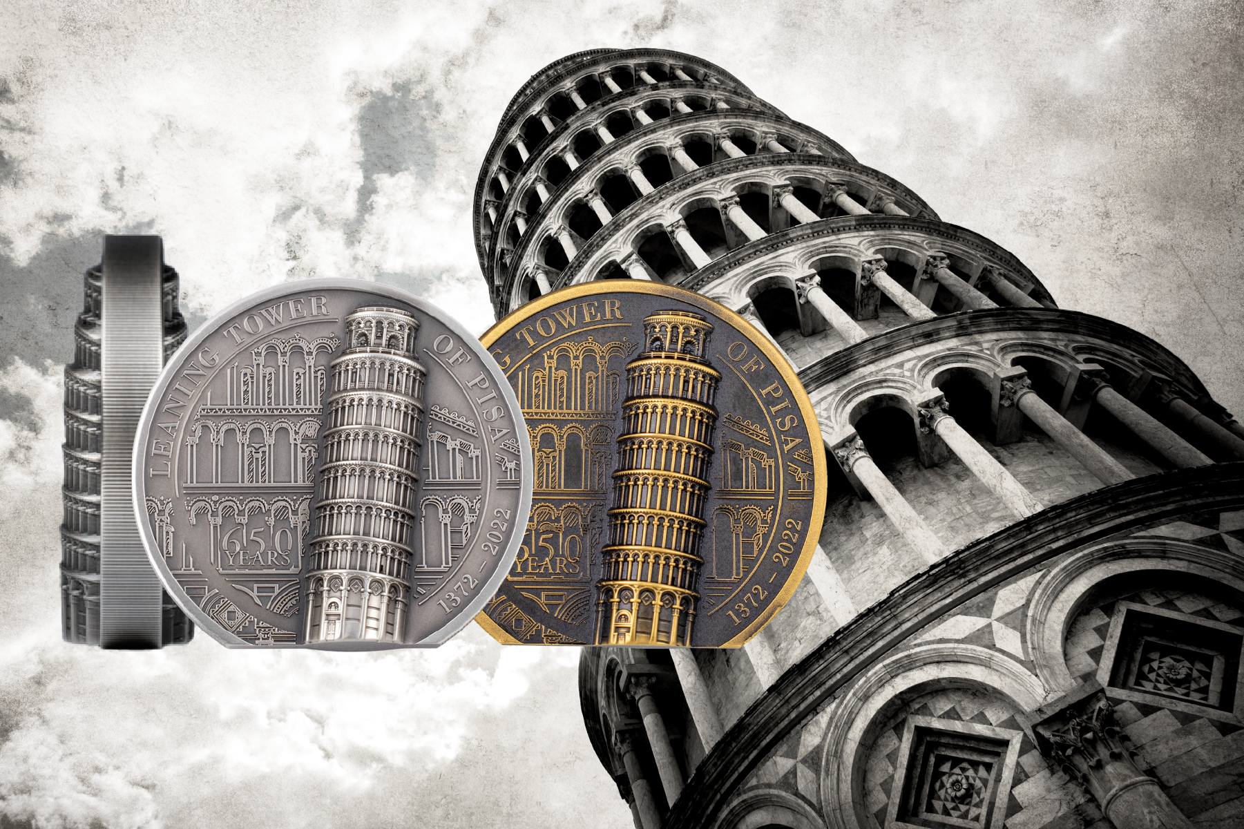 Leaning Tower of Pisa Coins