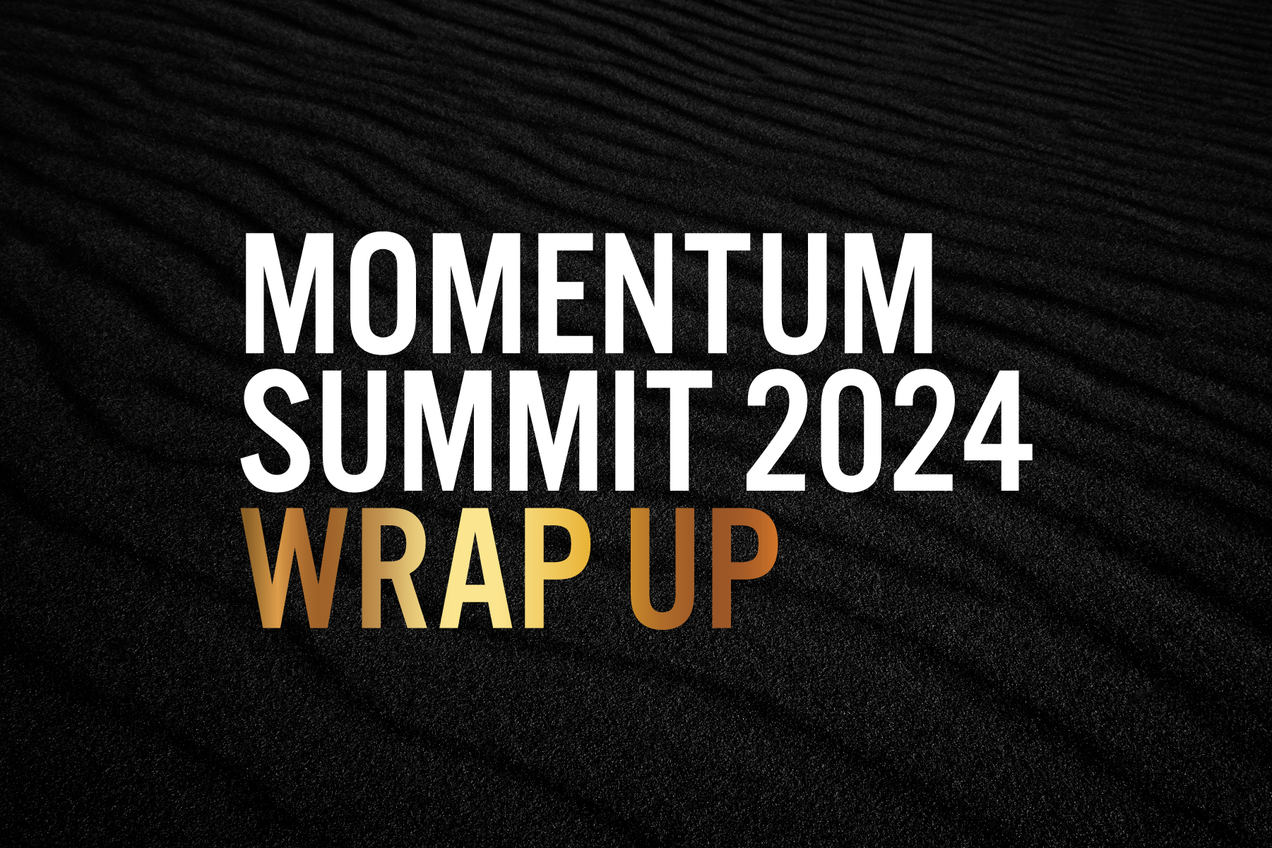 Momentum Summit 2024 wrap up