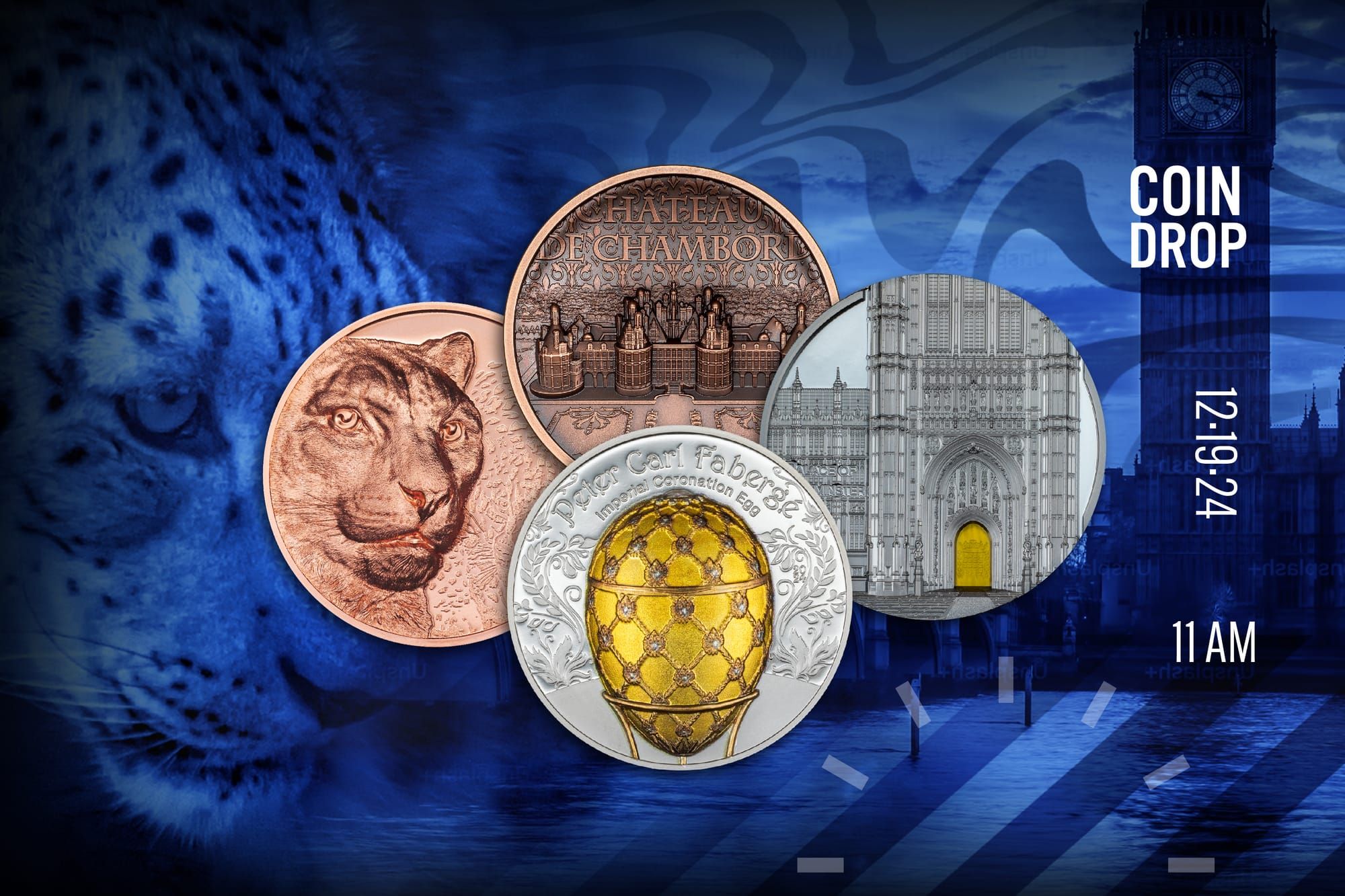 Coin Drop: Four coins with mass appeal!