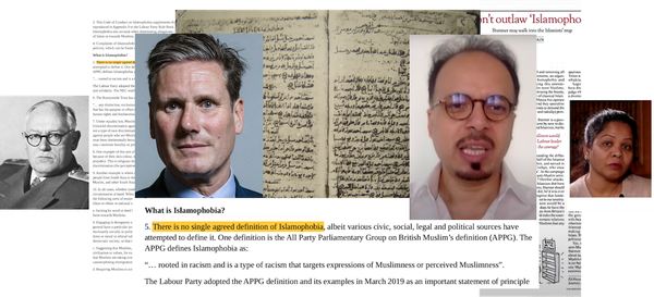 Is it Islamophobic to call out Ed Husain for his stance on "Islamophobia"? Part 1