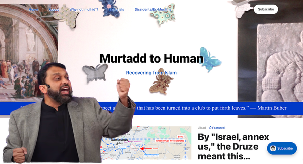 Sheikh Dr Yasir Qadhi endorses Murtadd to Human