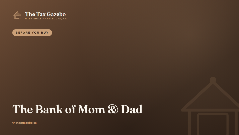 First Home and Bank of Mom and Dad?
