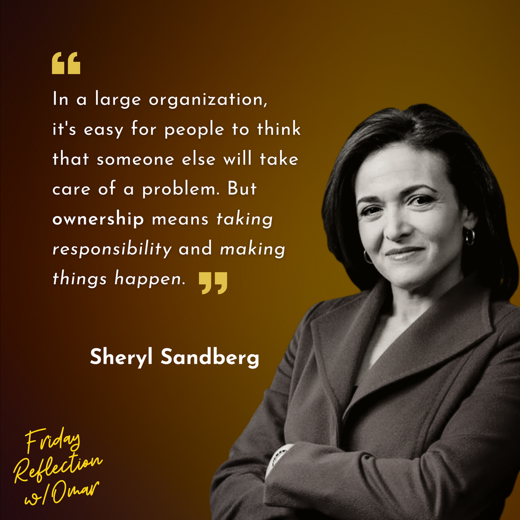 Reflection Friday: Cultivating Ownership at Scale