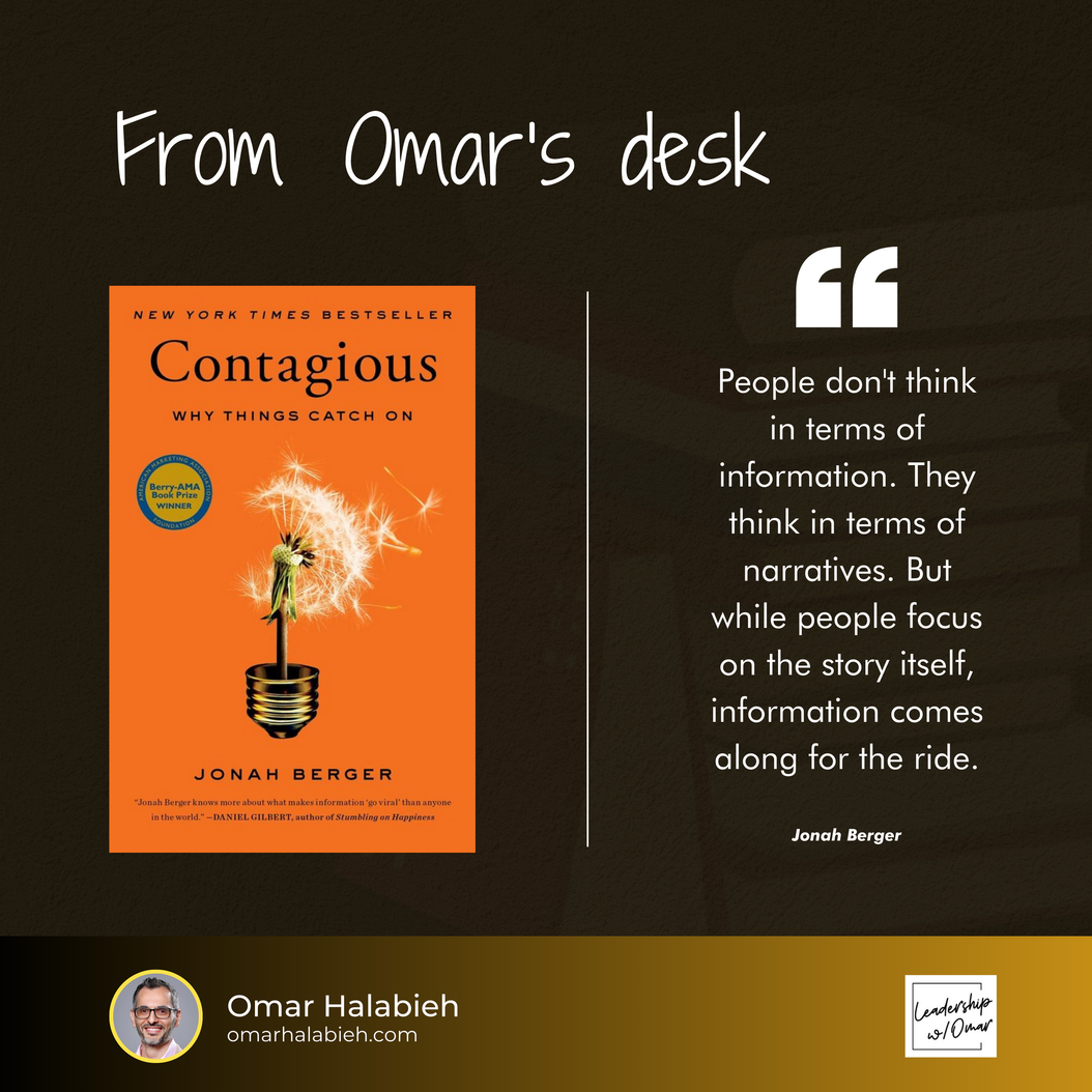 From Omar's Desk: Contagious